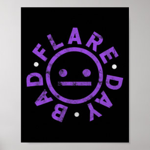 Fibromyalgia Bad Flare Day Chronic Pain Fibro Warr Poster