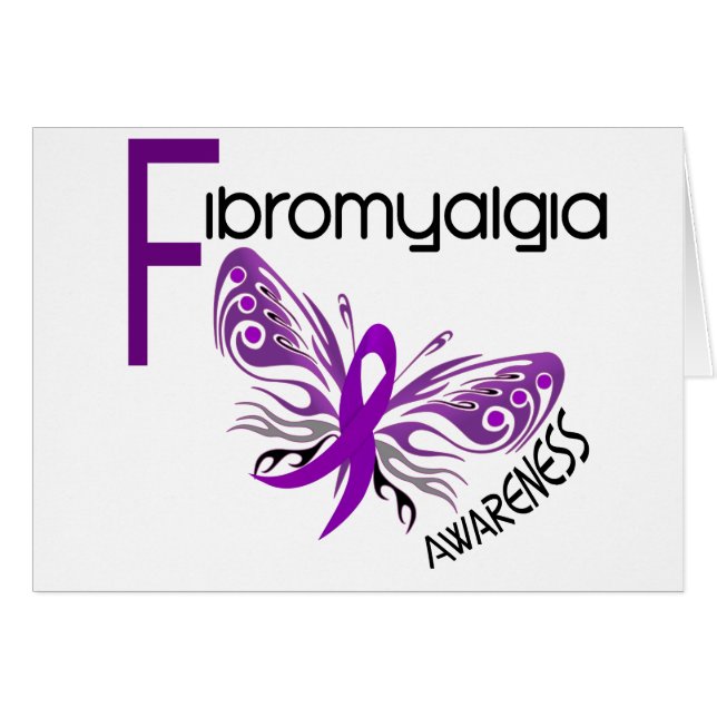 Fibromyalgia BUTTERFLY 3 (Front Horizontal)