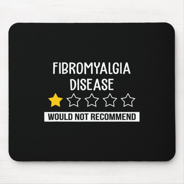 Fibromyalgia Disease Would Not Recommend Warrior A Mouse Mat (Front)