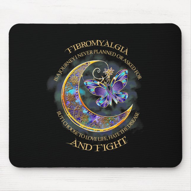 Fibromyalgia - Fibromyalgia Awareness 12 Mouse Mat (Front)