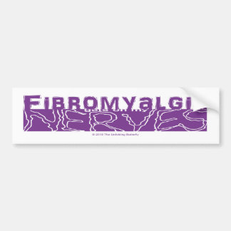 Fibromyalgia Gets on my Nerves Bumper Sticker
