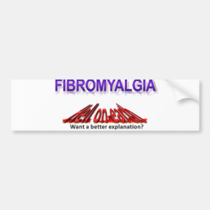 Fibromyalgia Hell On Earth Wear Bumper Sticker