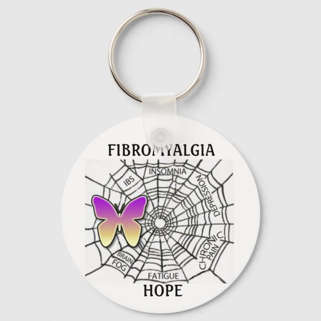 FIBROMYALGIA KEYCHAIN OF HOPE (Front)