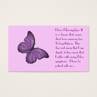Fibromyalgia Personal card