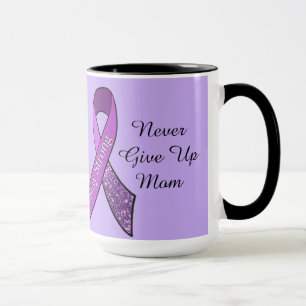 Fibromyalgia Purple Awareness Ribbon Coffee Mug