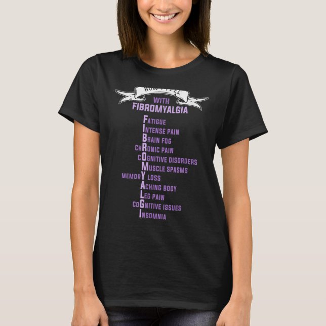 Fibromyalgia Sonie Amp Fibro Awareness This Is  T-Shirt (Front)