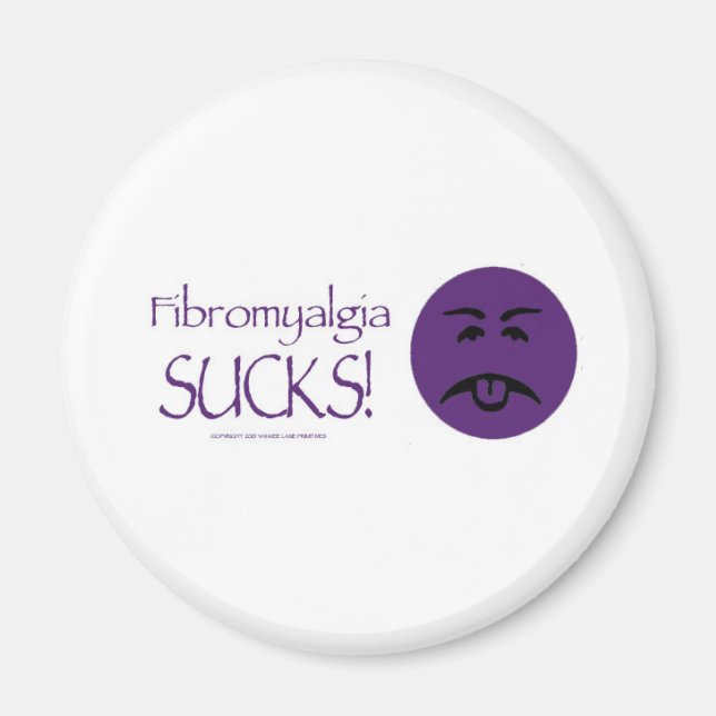 Fibromyalgia Sucks Magnet (Front)