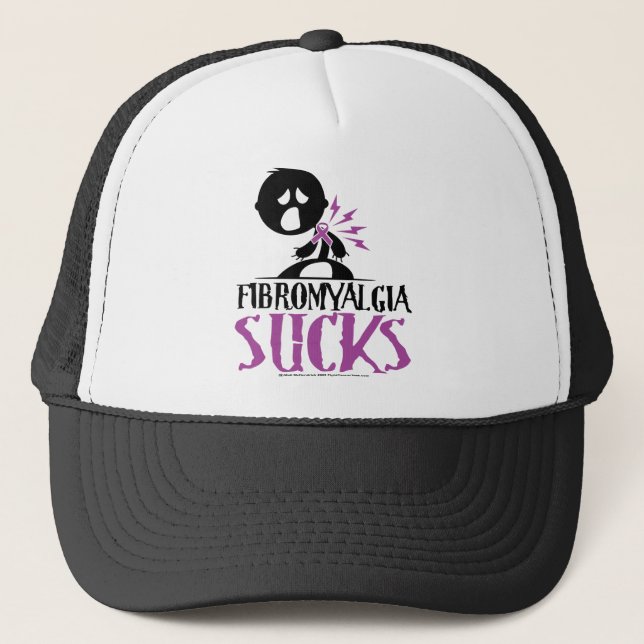 Fibromyalgia Sucks Trucker Hat (Front)