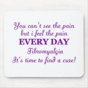 Fibromyalgia - time for a cure mouse mat