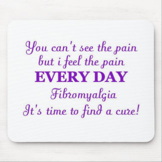Fibromyalgia - time for a cure mouse mat