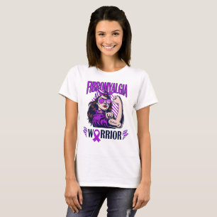Fibromyalgia Warrior Believe and Fight T-Shirt