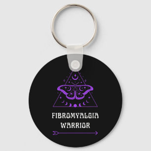 Fibromyalgia Warrior Chronic Illness Awareness Pur Key Ring