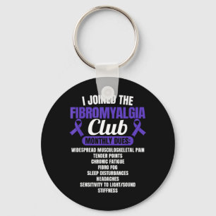 Fibromyalgia Warrior Key Ring