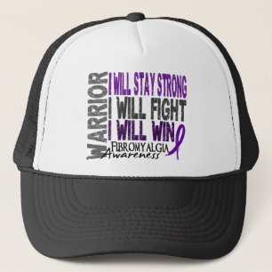Fibromyalgia Warrior Trucker Hat