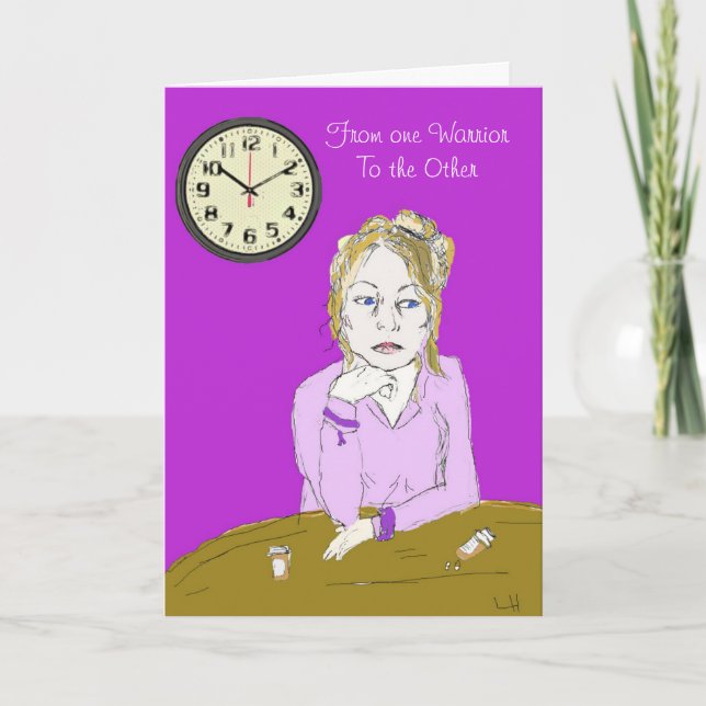 Fibromyalgia Warrior Women Support Card (Front)