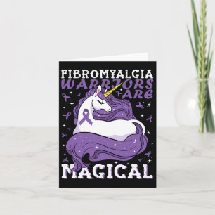 Fibromyalgia Warriors Are Magical Unicorn Lovers S Card
