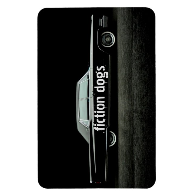 fiction dogs magnet (Vertical)