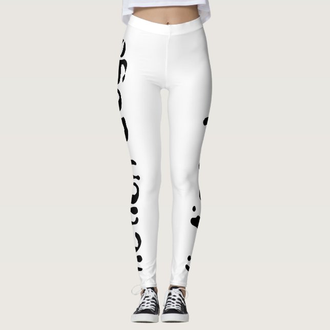 fiction dogs yoga pants (Front)