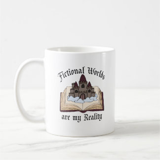 Fictional Worlds Are My Reality | Book Lover Fanta Coffee Mug