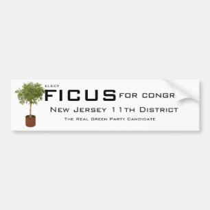 FICUS, for congress Bumper Sticker