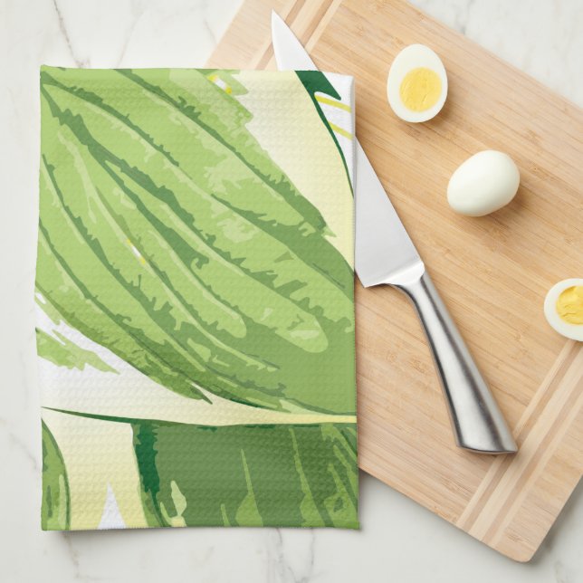 Ficus Plant 2 Tea Towel (Quarter Fold)