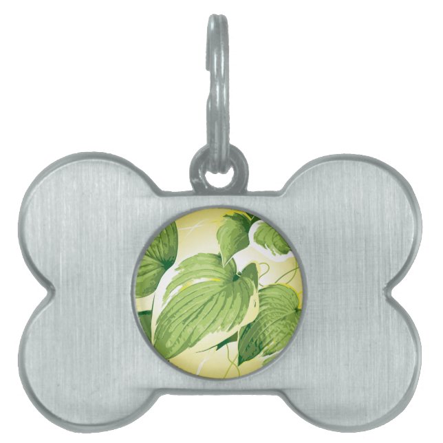 Ficus Plant 4 Pet ID Tag (Front)