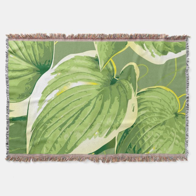 Ficus Plant 5 Throw Blanket (Front)