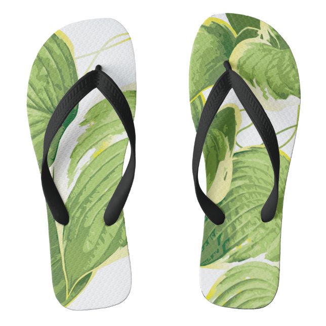 Ficus Plant Flip Flops (Footbed)