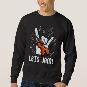 Fiddle Player Fiddle Player Jam Session Sweatshirt