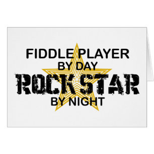 Fiddle Player Rock Star by Night