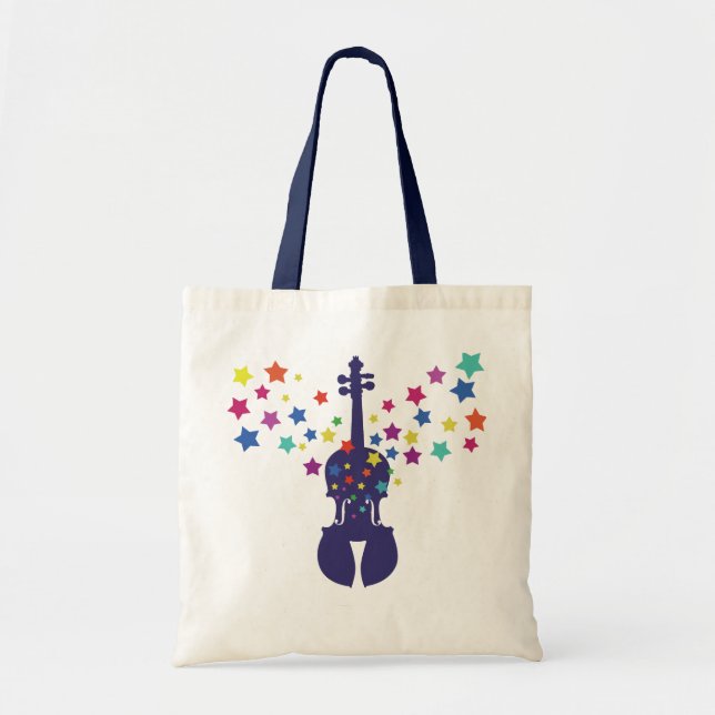 Fiddle Star Tote Bag (Front)