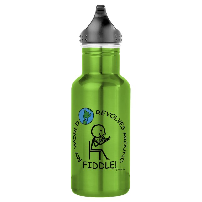 Fiddle - World Revolves Around 532 Ml Water Bottle (Right)