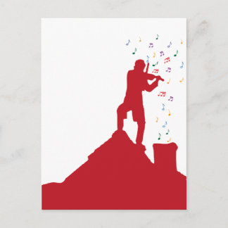Fiddler postcard