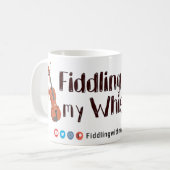 Fiddling with my Whistle - Official Merch - Coffee Mug (Front Left)