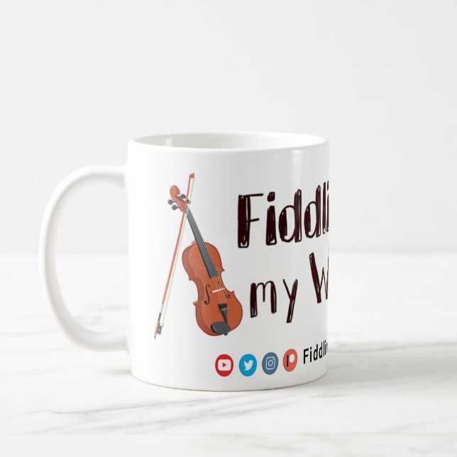 Fiddling with my Whistle - Official Merch - Coffee Mug (Left)