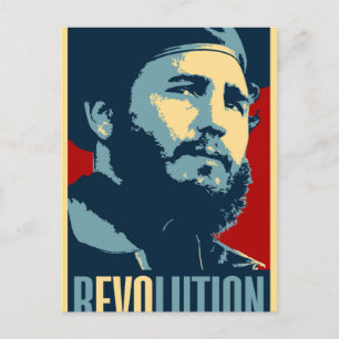 Fidel Castro - Cuban Revolution President of Cuba Postcard