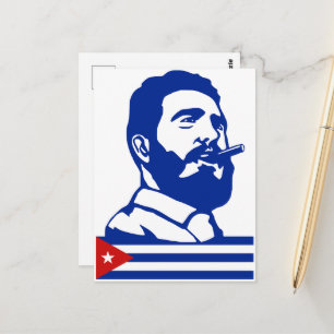 Fidel Castro, Presidente, Revolution, Cuba, Havana Postcard