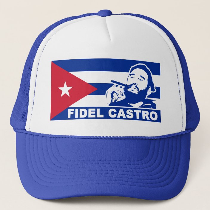 Fidel Castro Trucker Hat | Zazzle.co.uk