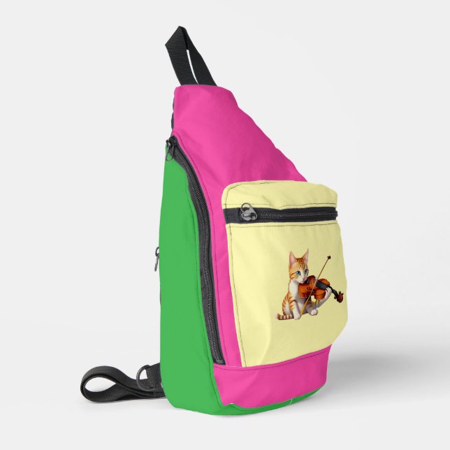 Fidel Kitty Sling Bag (Left Corner)