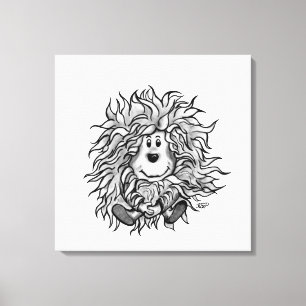 Fidel The Little Forest Goblin Canvas Print