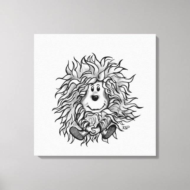 Fidel The Little Forest Goblin Canvas Print (Front)