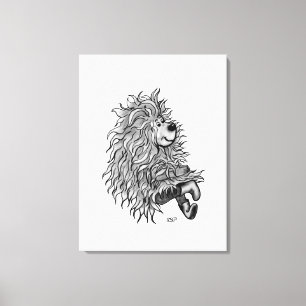 Fidel The Little Forest Goblin Canvas Print
