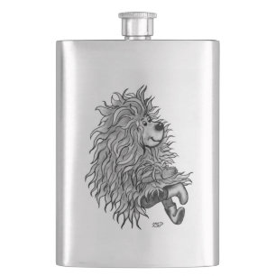 Fidel the little Forest Goblin Hip Flask