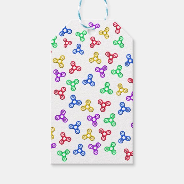 Fidget Spinners Gift Tags (Front)