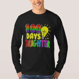 Fidget Toy 100 Days Of School Pop It 100 Days Brig T-Shirt