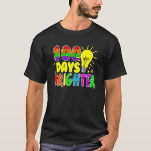 Fidget Toy 100 Days Of School Pop It 100 Days Brig T-Shirt