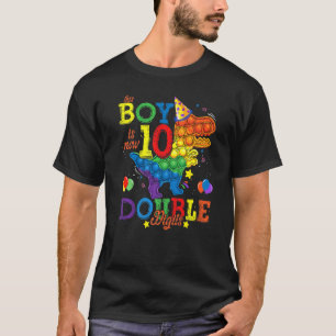 Fidget Toy Boy Is Now 10 Double Digits It's My 10t T-Shirt