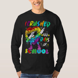 Fidget Toy Dabbing I Crushed 100 Days Of School Bo T-Shirt