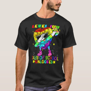 Fidget Toy Level 100th Days Of School Unlocked Dab T-Shirt