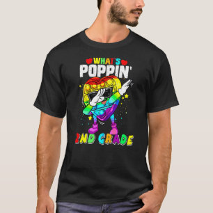 Fidget Toy What's Poppin' 2nd Grade 100th Day Of S T-Shirt